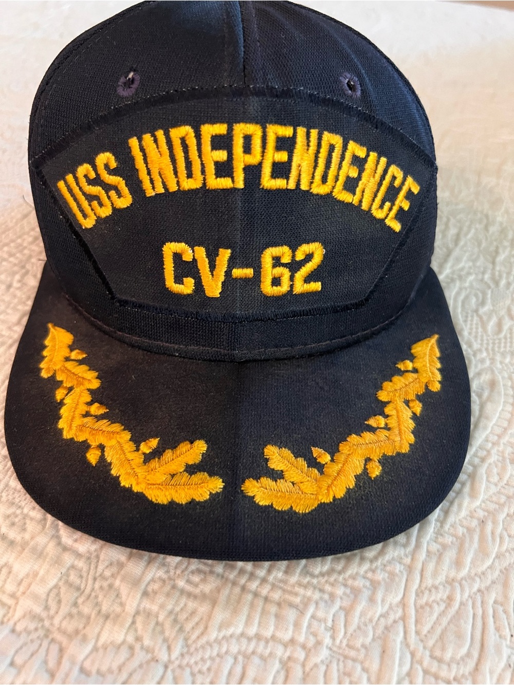 Vintage USS Independence CV-62 Navy Snapback
